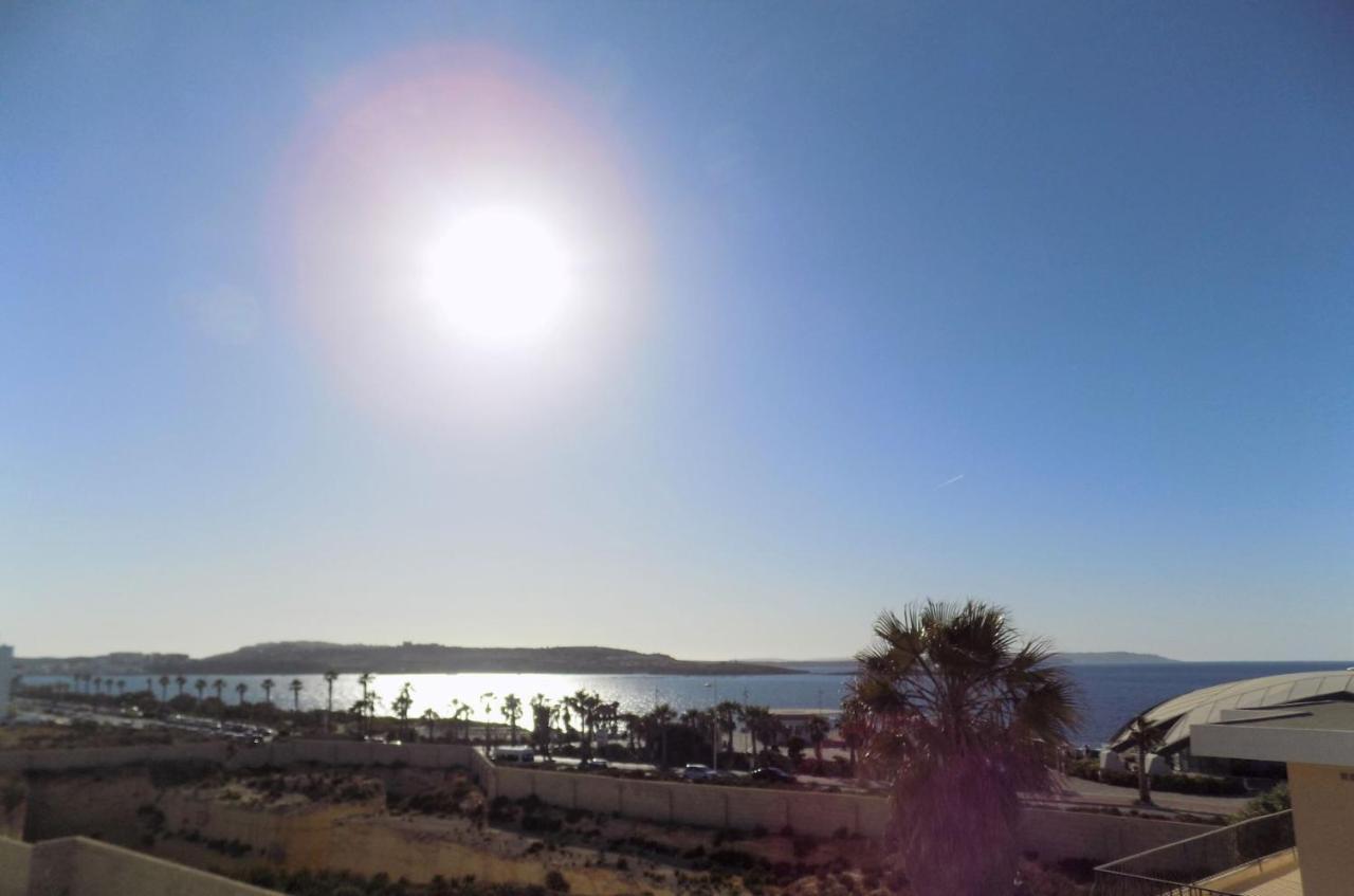 Sunshine Holiday Apartment 5 With Spectacular Seaviews St. Paul's Bay Exterior photo
